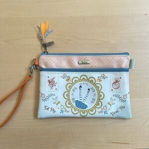 Alice in Wonderland wristlet